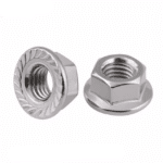 M4 DIN 6923 Flanşlı Somun 6 Kalite Beyaz