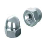 M5 DIN 1587 Kör Somun 6 Kalite Beyaz