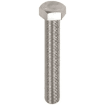 M16x30 DIN 933 Altı Köşe Başlı Cıvata 8.8 Beyaz