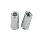 M6 Somun Perçin Yuvarlak İnce Kafa