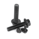M8x50 DIN 6921 Flanşlı Civata 8.8 Siyah