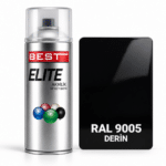Best Elite Ral 9005 Derin Parlak Siyah Sprey Boya