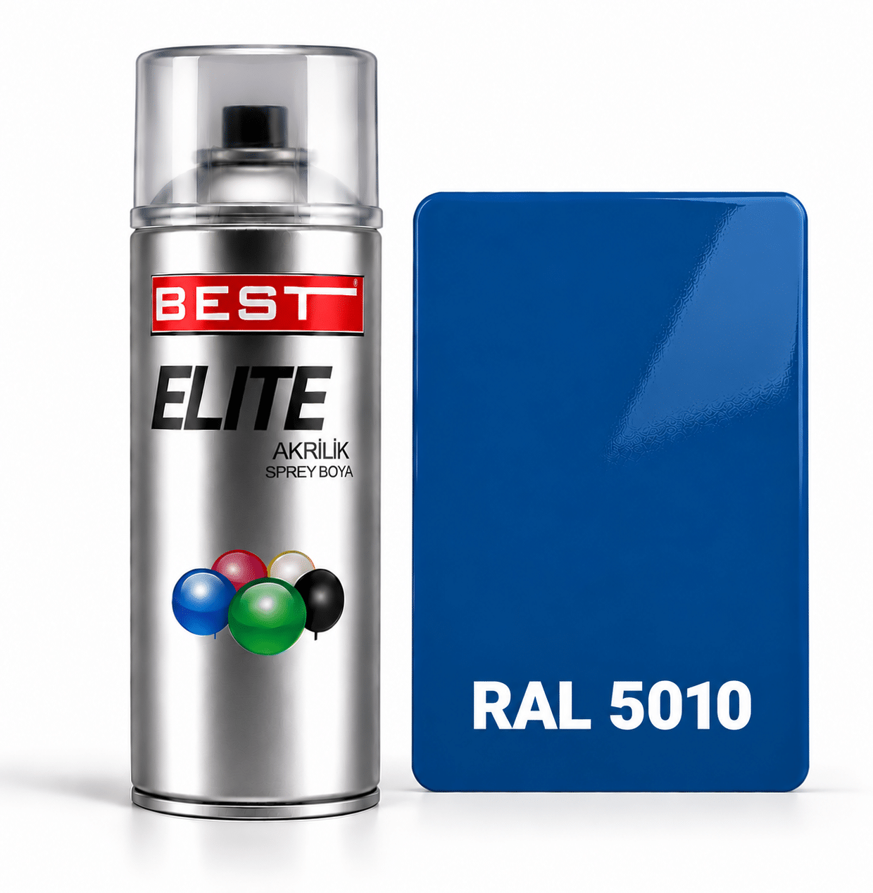 ral5010 Best Elite Ral 5016 Mavi Sprey Boya - Görsel 1