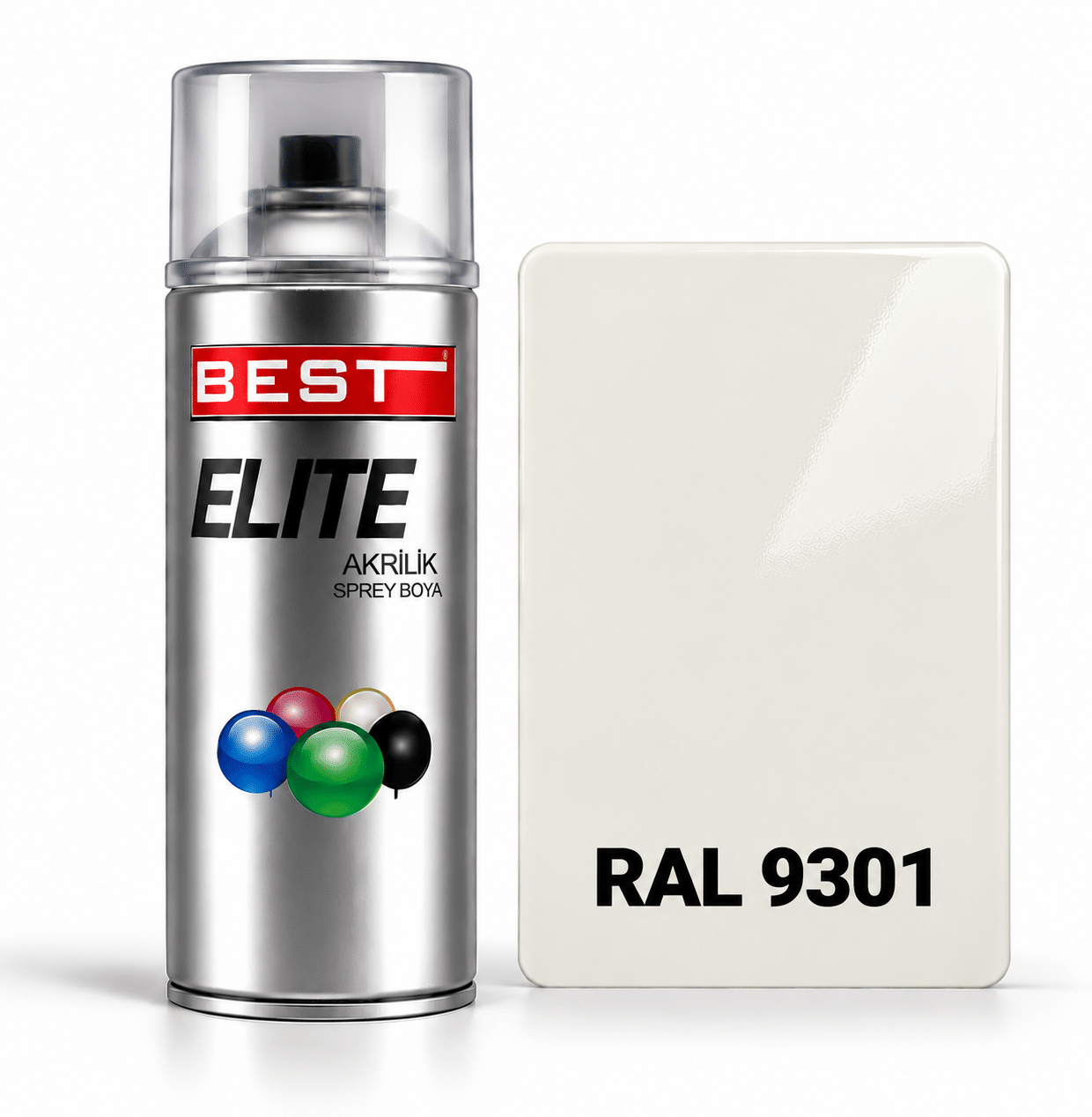ral9301 Best Elite Ral 9301 Beyaz Eşya Beyazı Sprey Boya - Görsel 1